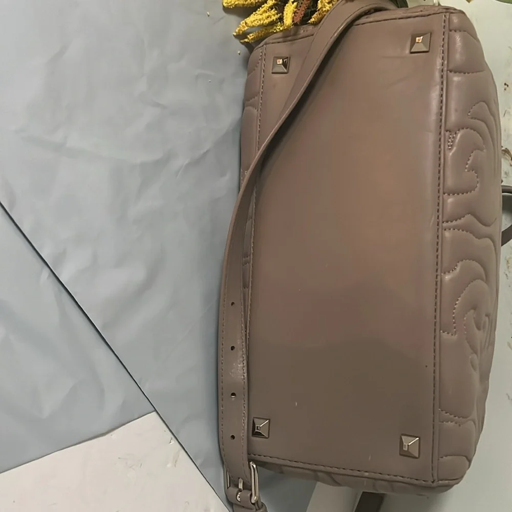 Kate Spade Sedgwick Lane Rose Kensey Beige Quilted‎ Bag